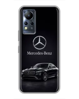Чехол для Infinix Note 11 Pro с картинкой «Mercedes — решетка радиатора»