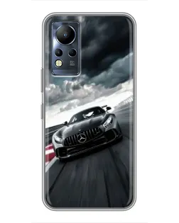 Чехол для Infinix Note 11 Pro с картинкой «Гоночный Mercedes AMG»