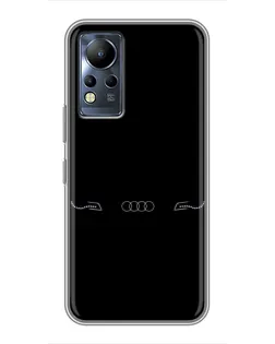Чохол для Infinix Note 11 Pro з картинкою «Audi — світловий підпис»