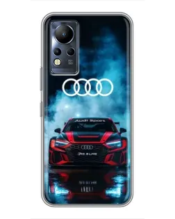 Чохол для Infinix Note 11 Pro з картинкою «Audi Sport — неон»