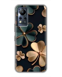 Чохол для Infinix Note 11 Pro з картинкою «Конюшина в золоті»