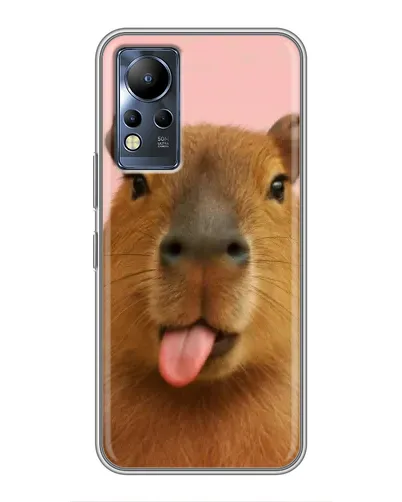 Чехол для Infinix Note 11 Pro с картинкой «Капибара с языком» Чехол для Infinix Note 11 Pro с картинкой «Капибара с языком»