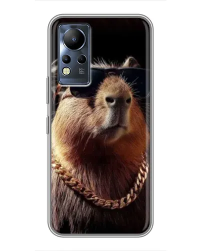 Чехол для Infinix Note 11 Pro с картинкой «Капибара золотая цепь» Чехол для Infinix Note 11 Pro с картинкой «Капибара золотая цепь»