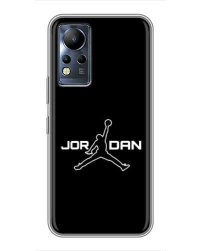 Чехол для Infinix Note 11 с картинкой «Nike Pink Swirl»