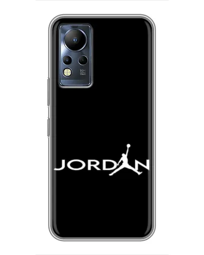 Чехол для Infinix Note 11 с картинкой «Jordan White Logo»