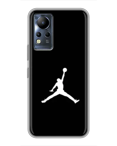 Чехол для Infinix Note 11 с картинкой «Jordan Silhouette»
