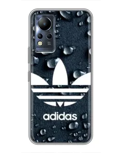 Чехол для Infinix Note 11 с картинкой «Adidas Trefoil Blue»