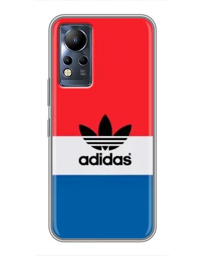 Чехол для Infinix Note 11 с картинкой «Ретро блоки Adidas»