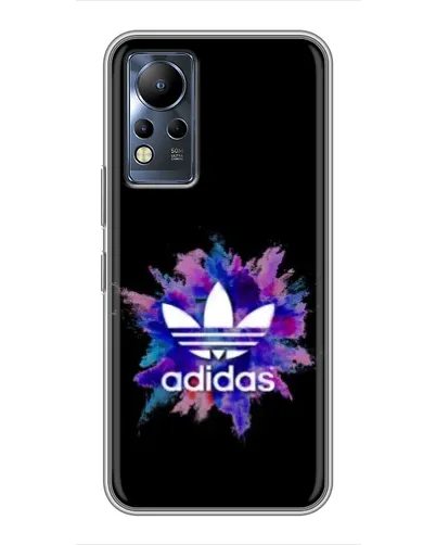 Чехол для Infinix Note 11 с картинкой «Взрыв красок Adidas»