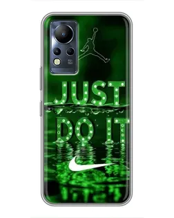 Чохол для Infinix Note 11 з картинкою «Зелений неоновий Nike» Чохол для Infinix Note 11 з картинкою «Зелений неоновий Nike»