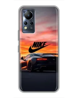 Чохол для Infinix Note 11 з картинкою «Nike та суперкар» Чохол для Infinix Note 11 з картинкою «Nike та суперкар»