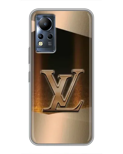Чохол для Infinix Note 11 з картинкою «LV — золоте сяйво»