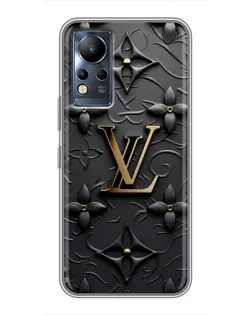 Чохол для Infinix Note 11 з картинкою «Шкіряна текстура LV»