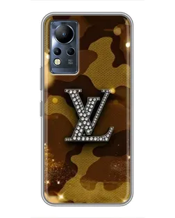 Чохол для Infinix Note 11 з картинкою «Камуфляжний Louis Vuitton»