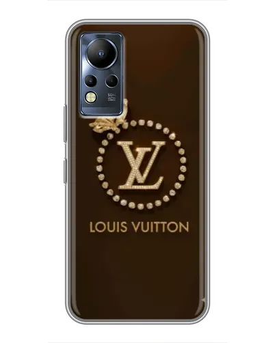 Чохол для Infinix Note 11 з картинкою «LV — золота печатка»
