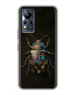 Чохол для Infinix Note 11 з картинкою «LV — мармуровий принт»