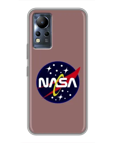 Чехол для Infinix Note 11 с картинкой «NASA — ретро космос»