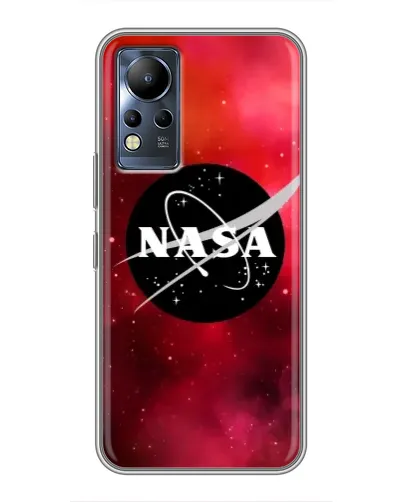 Чехол для Infinix Note 11 с картинкой «NASA — красная туманность»