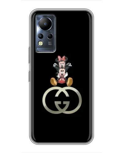 Чехол для Infinix Note 11 с картинкой «Минни Маус на лого» Чехол для Infinix Note 11 с картинкой «Минни Маус на лого»