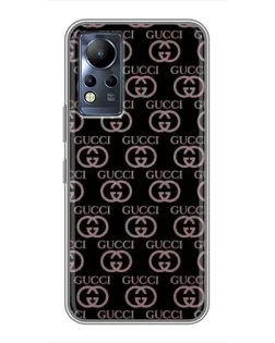 Чехол для Infinix Note 11 с картинкой «Классическая монограмма Gucci»