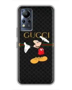 Чехол для Infinix Note 11 с картинкой «Микки Маус Gucci»