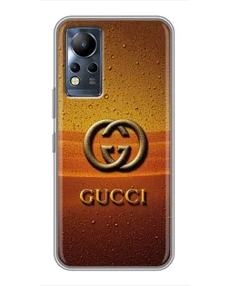 Чехол для Infinix Note 11 с картинкой «Gucci — солнечный градиент»