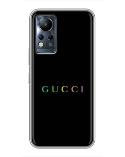Чехол для Infinix Note 11 с картинкой «Gucci — неоновый минимализм»
