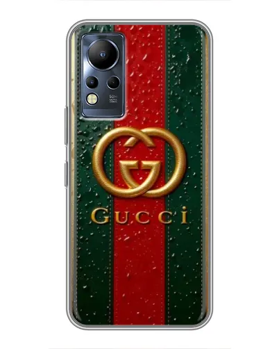 Чехол для Infinix Note 11 с картинкой «Gucci — фирменная полоса и золото» Чехол для Infinix Note 11 с картинкой «Gucci — фирменная полоса и золото»