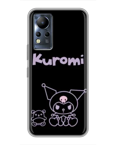 Чохол для Infinix Note 11 з картинкою «Kuromi — чорний мінімалізм»