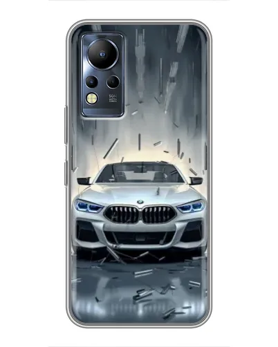 Чехол для Infinix Note 11 с картинкой «BMW в свете фар» Чехол для Infinix Note 11 с картинкой «BMW в свете фар»