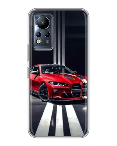 Чехол для Infinix Note 11 с картинкой «Красная BMW на дороге» Чехол для Infinix Note 11 с картинкой «Красная BMW на дороге»