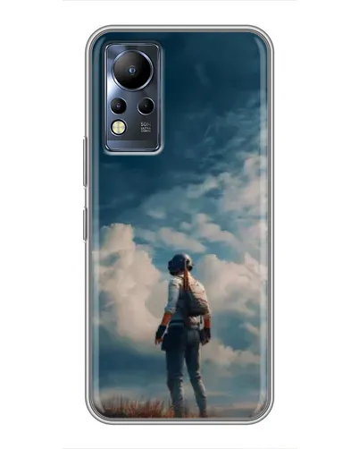 Чохол для Infinix Note 11 з картинкою «Герой PUBG на скелі»