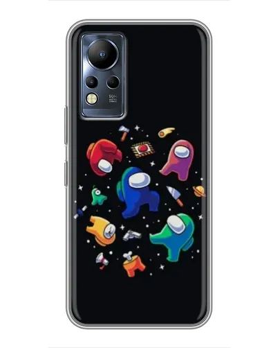 Чехол для Infinix Note 11 с картинкой «Among Us космос»