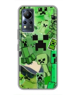 Чохол для Infinix Note 11 з картинкою «Кріпери Minecraft» Чохол для Infinix Note 11 з картинкою «Кріпери Minecraft»