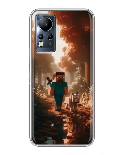 Чохол для Infinix Note 11 з картинкою «Стів у лісі»