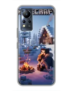 Чохол для Infinix Note 11 з картинкою «Зимовий Minecraft» Чохол для Infinix Note 11 з картинкою «Зимовий Minecraft»