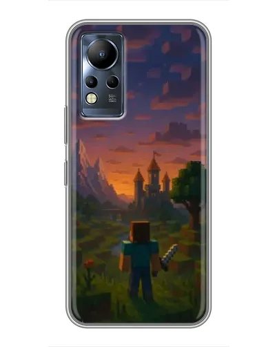 Чохол для Infinix Note 11 з картинкою «Стів біля вежі»