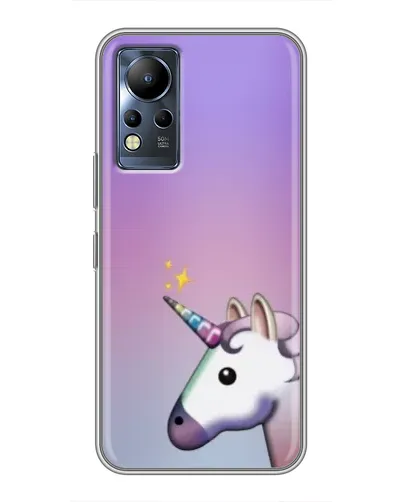 Чехол для Infinix Note 11 с картинкой «Единорог градиент» Чехол для Infinix Note 11 с картинкой «Единорог градиент»