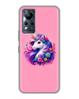 Чехол для Infinix Note 11 с картинкой «Сказочный единорог»