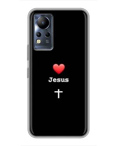 Чехол для Infinix Note 11 с картинкой «Сердце - Jesus» Чехол для Infinix Note 11 с картинкой «Сердце - Jesus»