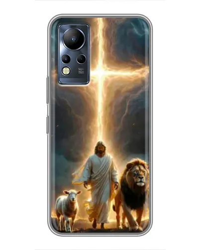 Чехол для Infinix Note 11 с картинкой «Лев Иуды и Свет» Чехол для Infinix Note 11 с картинкой «Лев Иуды и Свет»