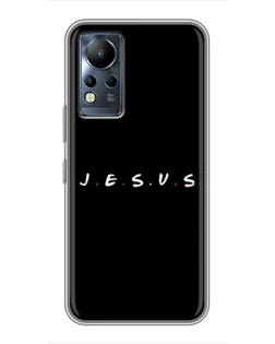 Чехол для Infinix Note 11 с картинкой «Точки веры J.E.S.U.S.»