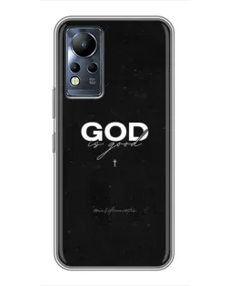 Чехол для Infinix Note 11 с картинкой «GOD — Бог над всем»