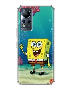 Чехол для Infinix Note 11 с картинкой «Подводный привет»