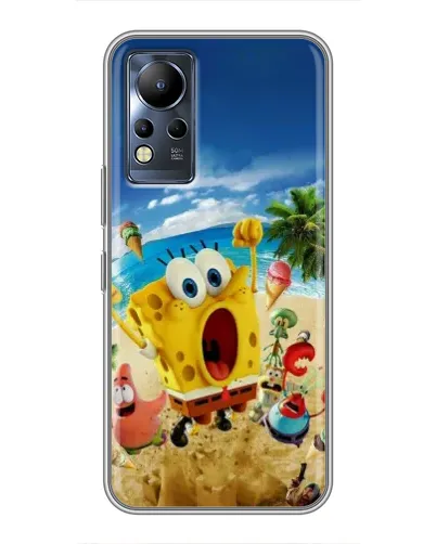Чехол для Infinix Note 11 с картинкой «Развлечения на пляже»