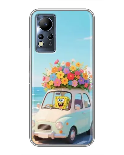 Чехол для Infinix Note 11 с картинкой «Автомобильное путешествие»