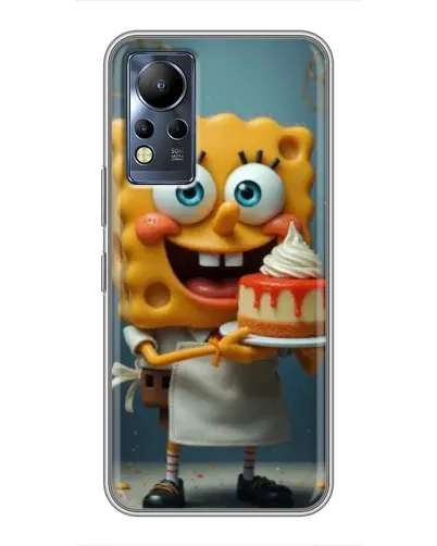 Чехол для Infinix Note 11 с картинкой «Повар Спанч Боб»