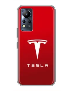 Чехол для Infinix Note 11 с картинкой «Tesla Red Classic» Чехол для Infinix Note 11 с картинкой «Tesla Red Classic»