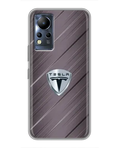 Чехол для Infinix Note 11 с картинкой «Металлическая текстура Tesla» Чехол для Infinix Note 11 с картинкой «Металлическая текстура Tesla»