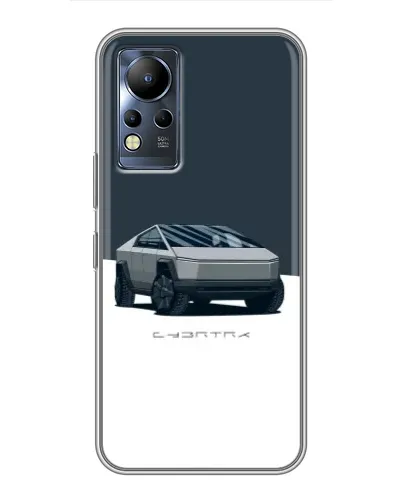 Чехол для Infinix Note 11 с картинкой «Серебристый Cybertruck Tesla» Чехол для Infinix Note 11 с картинкой «Серебристый Cybertruck Tesla»